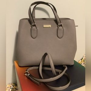 NWOT Kate Spade Grey Crossbody/ Satchel